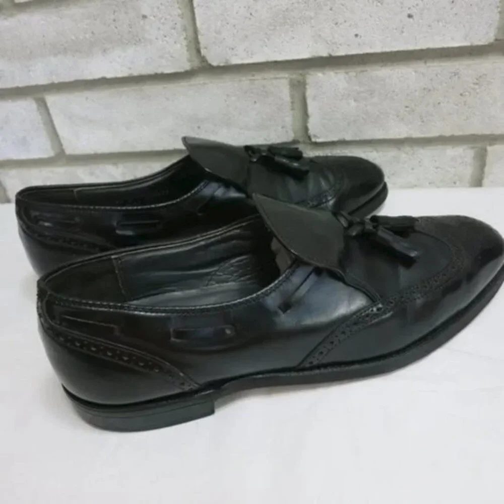 Dexter Leather Medallion Toe Dress Tassel Loafers Men's Footwear Shoes 11 N